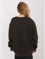 WT BL mikina A1047.69 tmavě hnědá WT BL mikina A1047.69 tmavě hnědá