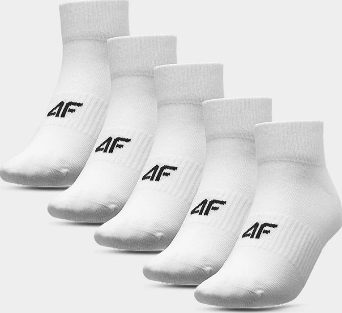 Pánské ponožky 4F 4FAW22USOCM072 bílé