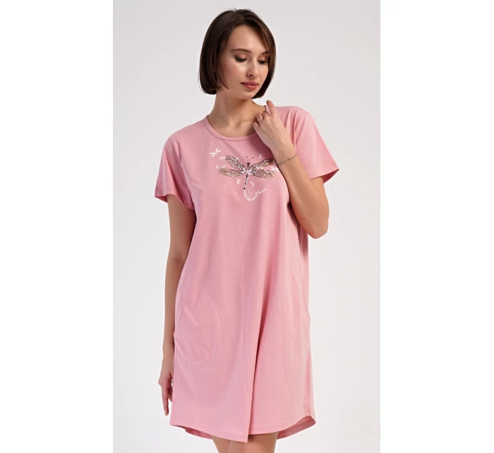 Dámské domácí šaty s krátkým rukávem model 21202723 - Vienetta