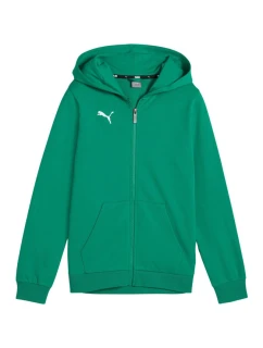 Dětská mikina teamGoal Casuals s kapucí zelená model 21720690 05 - Puma