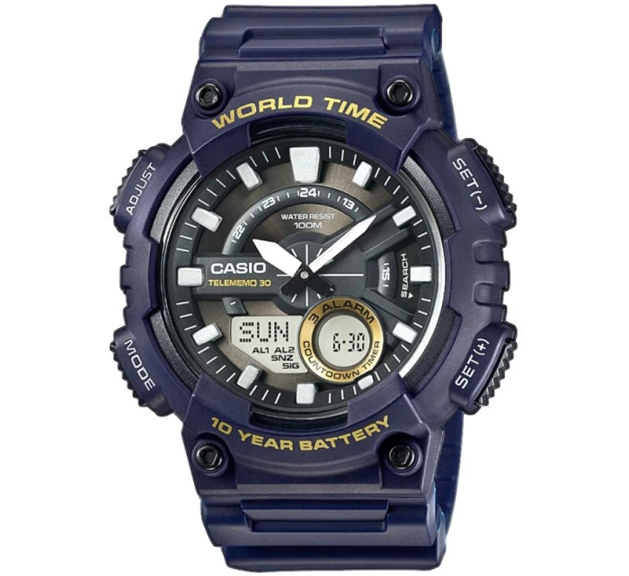 Pánské hodinky CASIO Gerton AEQ-110W-2AVDF + krabice Pánské hodinky CASIO Gerton AEQ-110W-2AVDF + krabice