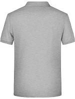 Daiber 8010 Pánské piqué polo z bio bavlny 02.8010 grey heather Daiber 8010 Pánské piqué polo z bio bavlny 02.8010 grey heather