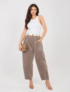 Spodnie IT SP model 22022455 ciemny bezowy - FPrice