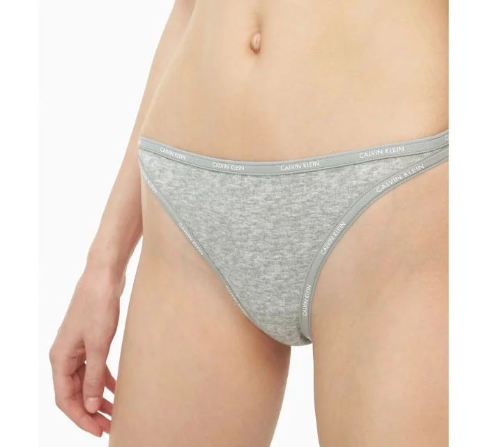 Dámské tanga QF4529E-PGR - Calvin Klein