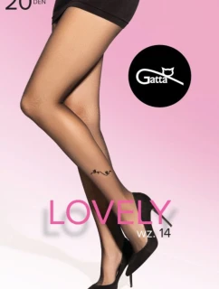 LOVELY 20 - Vzorované punčochy W.14-5