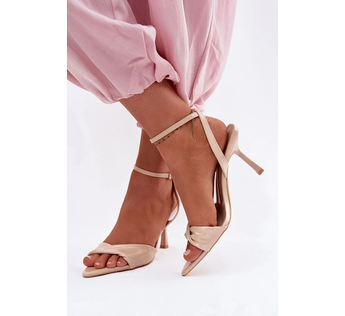 Sandály na podpatku model 226517 Step in style Sandály na podpatku model 226517 Step in style