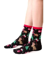 Ponožky Steven art.136 Świąteczne damskie 35-40