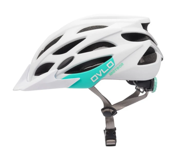 Cyklistická přilba Meteor Ovlo S 17365 52-56 cm bílá/mátová