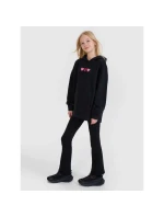 Dívčí nepruhovaná mikina s kapucí 4F 4FJRSS25TSWSF2235-20S