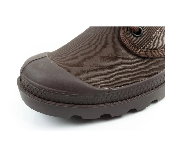 Pánská sportovní obuv Palladium Baggy Coated kotníkové tenisky fashion dark brown