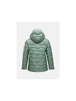 Dámská péřová bunda PEAK model 22241375 model Helium Utility Down Hood Jacket, zelená barva - Peak Performance Dámská péřová bunda PEAK model 22241375 model Helium Utility Down Hood Jacket, zelená barva - Peak Performance