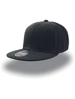 Snap Back 6 panelová kšiltovka black model 22479502 - Atlantis Headwear Snap Back 6 panelová kšiltovka black model 22479502 - Atlantis Headwear