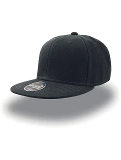Snap Back 6 panelová kšiltovka black model 22479502 - Atlantis Headwear