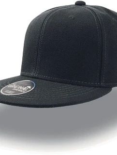 Snap Back 6 panelová kšiltovka  black model 22479502 - Atlantis Headwear