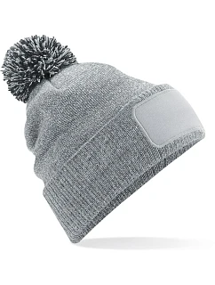 Beechfield B 443 Pletená čepice Snowstar® 53.0443 heather grey/black