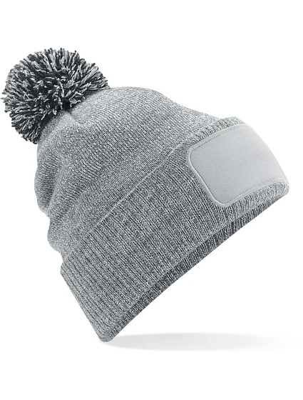 Beechfield B 443 Pletená čepice Snowstar® 53.0443 heather grey/black Beechfield B 443 Pletená čepice Snowstar® 53.0443 heather grey/black