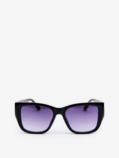 Dámské klasické sluneční brýle s ozdobnými detaily UV400 Černé