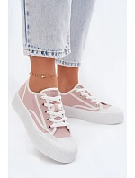 Dámské tenisky na platformě Big Star TT274270 Růžové