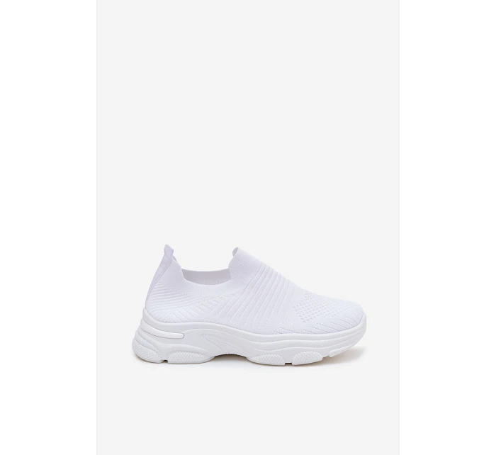 Materiálové Sportovní Dámské Boty Bílé model 22107401 - Boto