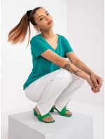 Tričko TW TS 1002.28X tmavě zelená