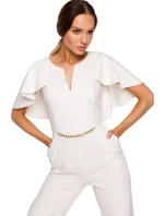 M670 Kombinéza s volánky - ecru M670 Kombinéza s volánky - ecru