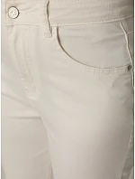 Dámské džíny UY2860 krémové - FashionStreet