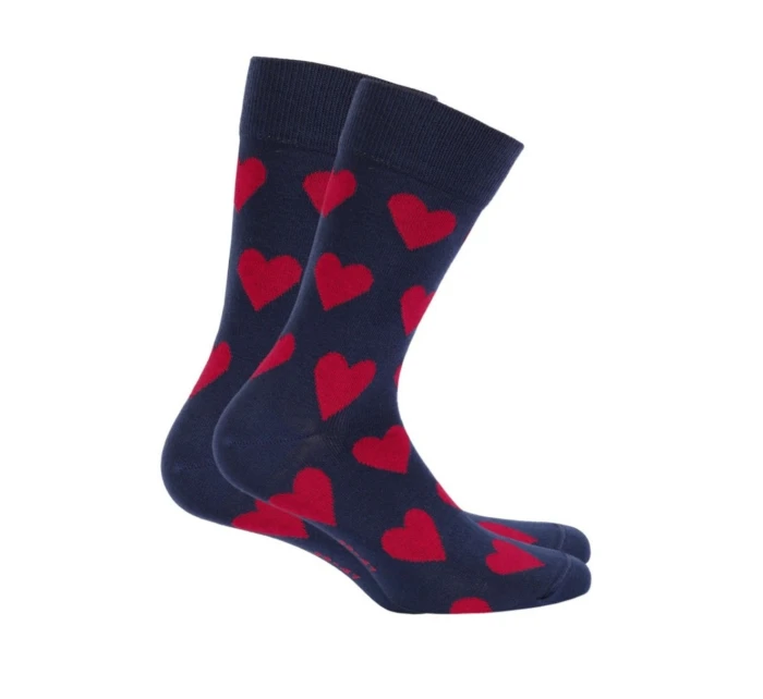 PERFECT MAN-CASUAL Valentýnské vzorované ponožky