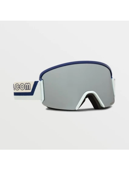 Snowboardové brýle Volcom GARDEN DARK BLUE OFF WHITE SKY/SILVER CHROME (VG0122106)
