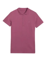Dámské polo tričko 4F F554 vínové 4FWAW25TPTSF554 60S