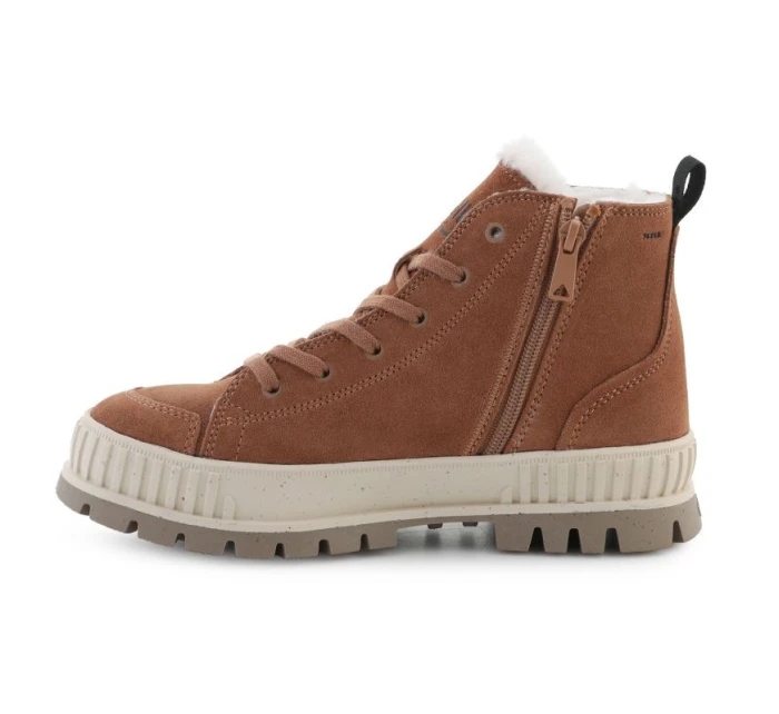 Palladium PALLASHOCK ZIP WARM 74353-257-M mahagonové dřevo