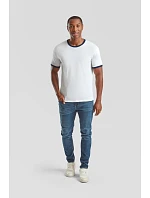 T tričko white/black model 22496619 - Fruit of the Loom