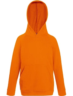 Fruit of the Loom Kids Lightweight Hooded Sweat Dětská mikina s kapucí 16.2009 orange