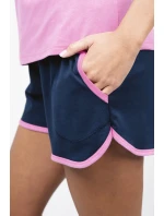 Italská móda Ontega curtailment barva: amarantová/modrá