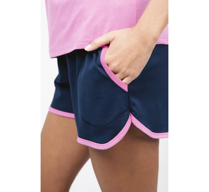 Italská móda Ontega curtailment barva: amarantová/modrá