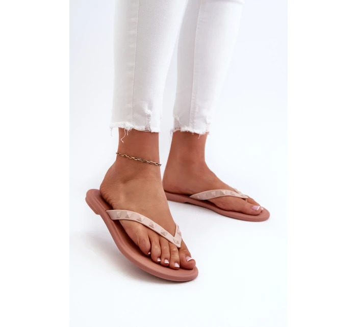 Ploché Dámské Žabky  Růžové model 21661938 - Zaxy