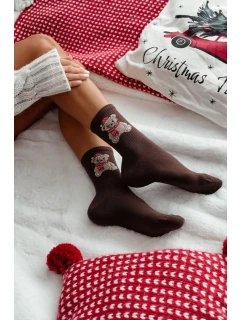 Vánoční Ponožky V Santa Čokoládové model 21780618 - Milena