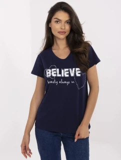 T shirt CLM TS model 21116965 granatowy - FPrice