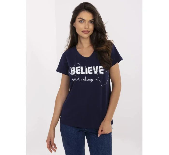 T shirt CLM TS model 21116965 granatowy - FPrice