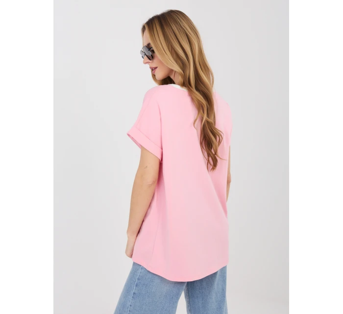 Bluzka RV BZ A1172.87 jasny różowy