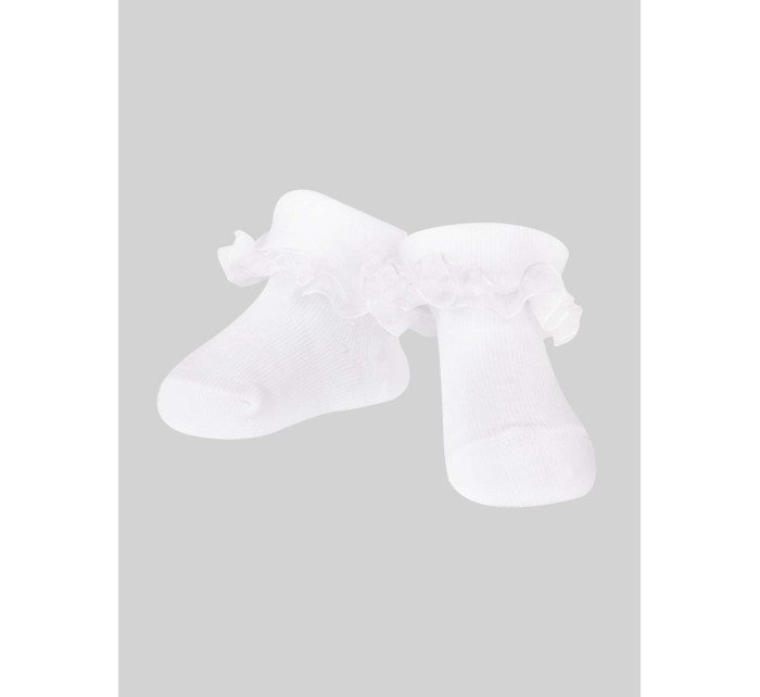Yoclub Dívčí ponožky s volánkem 6Pack SKA-0119G-AA0J-003 Vícebarevné