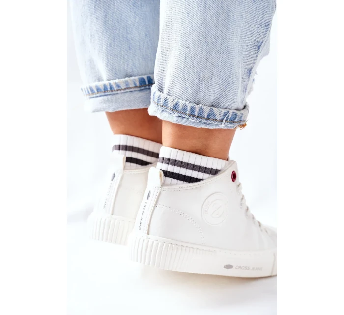 Dámské Tenisky Cross Jeans Bilé II2R4022 Dámské Tenisky Cross Jeans Bilé II2R4022