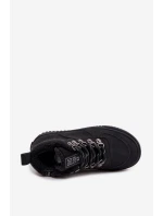 Dětské zateplené trekové boty Big Star – černé