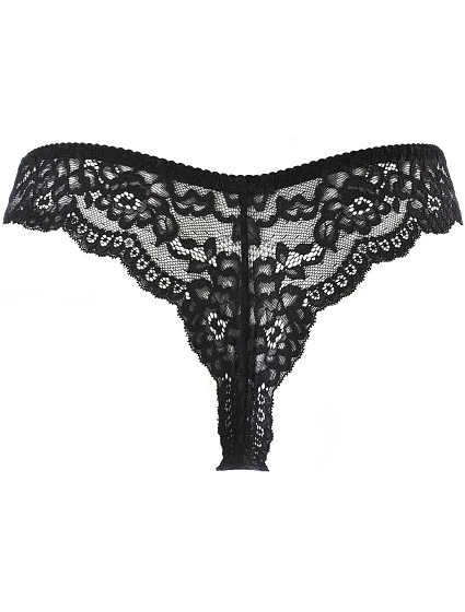 Dámské tanga  černé  model 19672748 - Axami