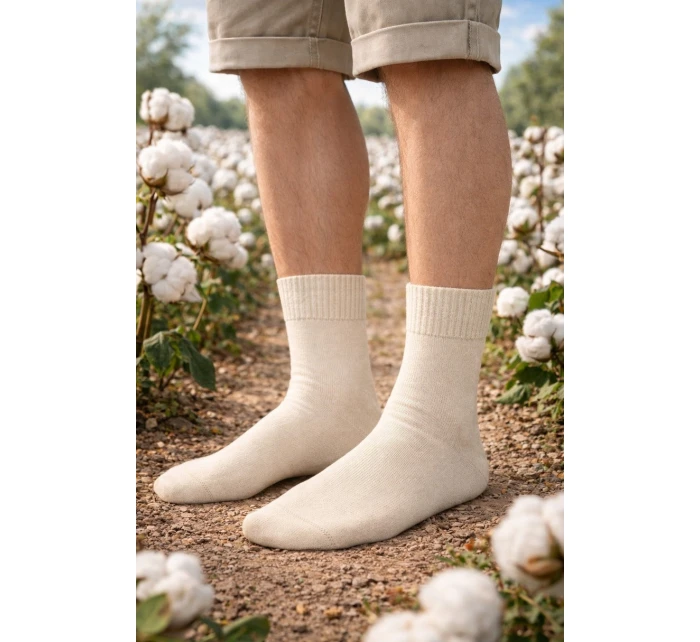 Přírodní ponožky 100% bavlněné froté 199
