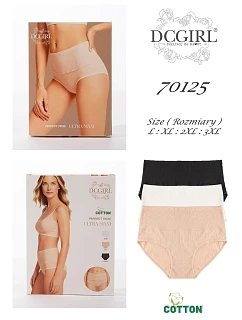 Spodní prádlo DC Girl 70125, balení, velikosti L–3XL, bavlna