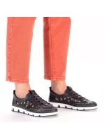 Rieker W RKR652 námořnicky modrá kožená polobotka s prolamovanou podrážkou Rieker W RKR652 námořnicky modrá kožená polobotka s prolamovanou podrážkou