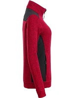 JN Dámská pracovní pletená fleece bunda Strong 02.0 red melange/black model 22492730 - Daiber JN Dámská pracovní pletená fleece bunda Strong 02.0 red melange/black model 22492730 - Daiber