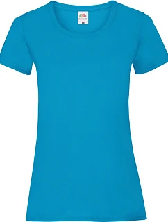 Fruit of the Loom Lady-Fit Valueweight T Dámské tričko 16.1372 azure blue