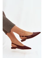 Baleríny Zlatou Bordové model 21919482 - Boto