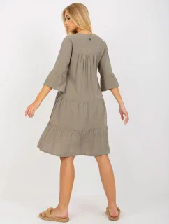Šaty model 17408173 khaki barva - FPrice